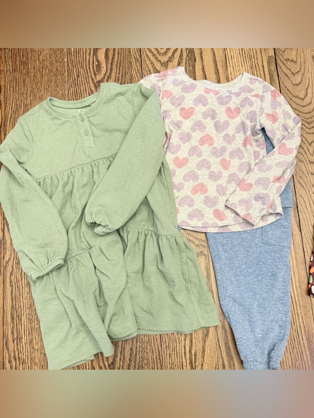 Roots & Threads Toddler Long Sleeve Girl Lot Outfit & Dress 4T/5T Winter Fall TT